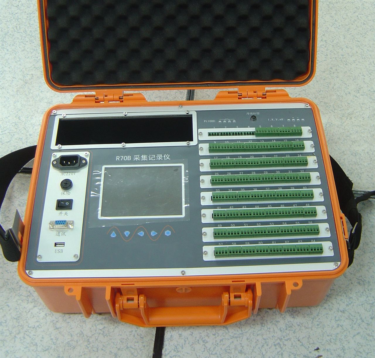 AXSR70B/D-16R 彩色高精度液晶巡检记录仪