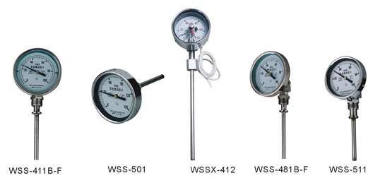 双金属温度计WSS-411、WSS-401、WSS-481